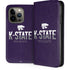 Kansas State University K-State Wildcats Gradient iPhone 15 Pro Folio Case